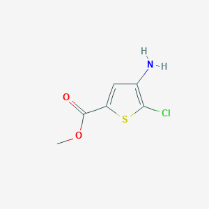 molecular formula C6H6ClNO2S B1298023 Methyl 4-amino-5-chlorothiophene-2-carboxylate CAS No. 89499-44-5
