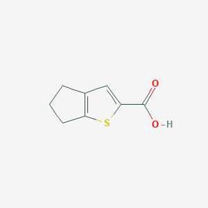 molecular formula C8H8O2S B1298027 5,6-Dihydro-4H-cyclopenta[b]thiophene-2-carboxylic acid CAS No. 40133-06-0