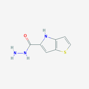 molecular formula C7H7N3OS B1298028 4H-thieno[3,2-b]pyrrole-5-carbohydrazide CAS No. 119448-43-0
