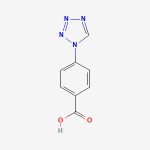 molecular formula C8H6N4O2 B1298077 4-Tetrazol-1-yl-benzoic acid CAS No. 78190-05-3