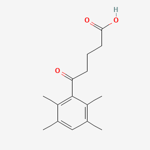 molecular formula C15H20O3 B1298083 5-(2,3,5,6-Tetramethylphenyl)-5-oxovaleric acid CAS No. 719295-43-9