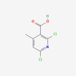 molecular formula C7H5Cl2NO2 B1298094 2,6-二氯-4-甲基烟酸 CAS No. 62774-90-7