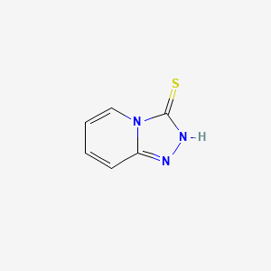 molecular formula C6H5N3S B1298100 [1,2,4]Triazolo[4,3-a]pyridine-3-thiol CAS No. 6952-68-7