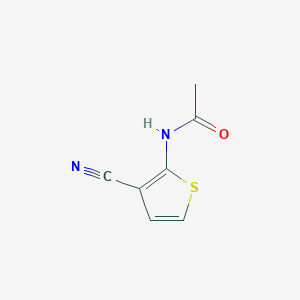molecular formula C7H6N2OS B1298102 N-(3-cyanothiophen-2-yl)acetamide CAS No. 55654-18-7