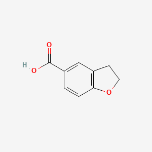 molecular formula C9H8O3 B1298115 2,3-Dihydrobenzofuran-5-Carboxylic Acid CAS No. 76429-73-7