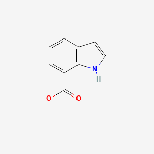 molecular formula C10H9NO2 B1298117 methyl 1H-indole-7-carboxylate CAS No. 93247-78-0