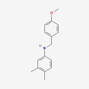 (3,4-Dimethyl-phenyl)-(4-methoxy-benzyl)-amine