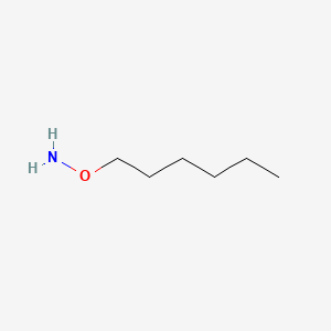molecular formula C6H15NO B12981749 O-Hexylhydroxylamine CAS No. 4665-68-3