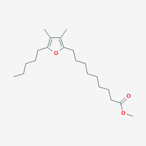 molecular formula C21H36O3 B129820 Methyl 9-(3,4-dimethyl-5-pentylfuran-2-YL)nonanoate CAS No. 81144-79-8
