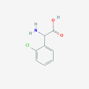 molecular formula C8H8ClNO2 B129823 2-Amino-2-(2-chlorophenyl)acetic acid CAS No. 141196-64-7