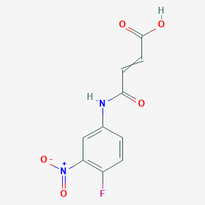 4-[(4-Fluoro-3-nitrophenyl)amino]-4-oxobut-2-enoic acid