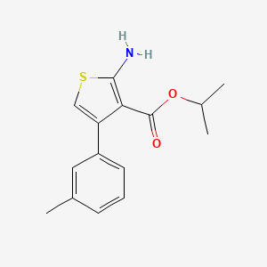 Isopropyl 2-amino-4-(3-methylphenyl)thiophene-3-carboxylate