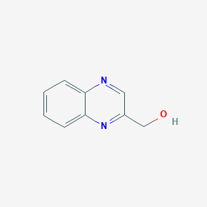 molecular formula C9H8N2O B1298243 Quinoxalin-2-ylmethanol CAS No. 41242-94-8