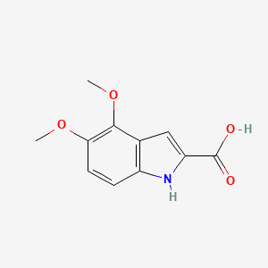 molecular formula C11H11NO4 B1298254 4,5-Dimethoxy-1H-indole-2-carboxylic acid CAS No. 50536-49-7