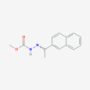 Hydrazinecarboxylic acid, [1-(2-naphthalenyl)ethylidene]-, methyl ester
