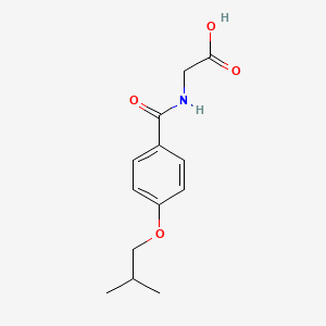 2-[[4-(2-methylpropoxy)benzoyl]amino]acetic Acid