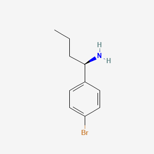 molecular formula C10H14BrN B12982808 (R)-1-(4-Bromophenyl)butan-1-amine 
