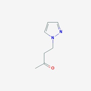 B1298281 4-(1-Pyrazolyl)-2-butanone CAS No. 89943-03-3
