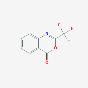 molecular formula C9H4F3NO2 B1298282 2-(trifluoromethyl)-4H-3,1-benzoxazin-4-one CAS No. 16062-71-8