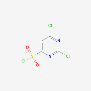 molecular formula C4HCl3N2O2S B12982833 2,6-Dichloropyrimidine-4-sulfonyl chloride 