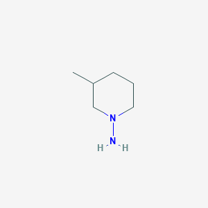 molecular formula C6H14N2 B12982850 3-Methylpiperidin-1-amine 