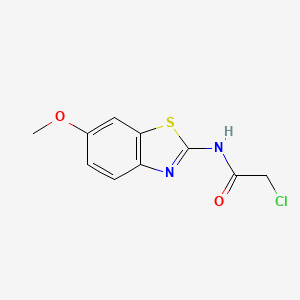 2-chloro-N-(6-methoxy-1,3-benzothiazol-2-yl)acetamide