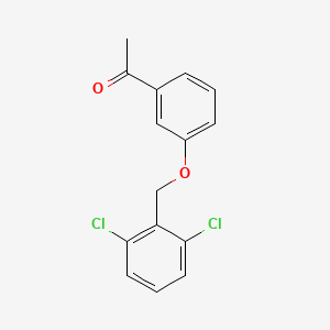 1-[3-[(2,6-Dichlorophenyl)methoxy]phenyl]ethanone