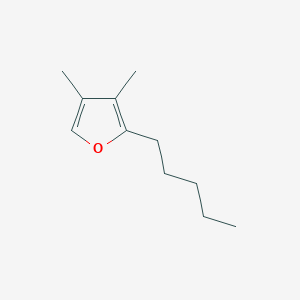 B129832 3,4-Dimethyl-2-pentylfuran CAS No. 71041-47-9