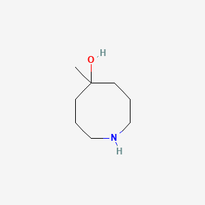 molecular formula C8H17NO B12983209 5-Methylazocan-5-ol 