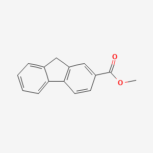 molecular formula C15H12O2 B12983336 methyl 9H-fluorene-2-carboxylate CAS No. 2523-36-6