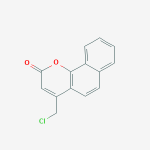 molecular formula C14H9ClO2 B1298334 4-(氯甲基)-2H-苯并[h]色烯-2-酮 CAS No. 41321-76-0