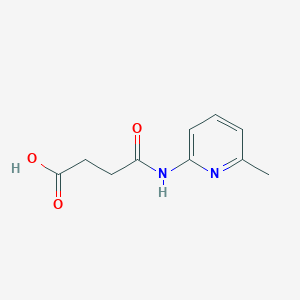 molecular formula C10H12N2O3 B1298350 N-(6-Methyl-pyridin-2-yl)-succinamic acid CAS No. 186320-28-5