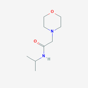 molecular formula C9H18N2O2 B12983511 N-Isopropyl-2-morpholinoacetamide 