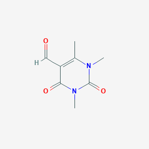 molecular formula C8H10N2O3 B1298353 1,3,6-Trimethyl-2,4-dioxo-1,2,3,4-tetrahydropyrimidine-5-carbaldehyde CAS No. 23941-84-6