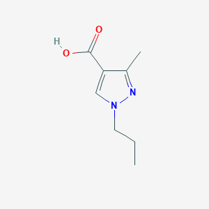 molecular formula C8H12N2O2 B1298364 3-甲基-1-丙基-1H-吡唑-4-羧酸 CAS No. 705269-96-1