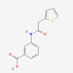 molecular formula C13H11NO3S B1298368 3-(2-Thiophen-2-yl-acetylamino)-benzoic acid CAS No. 206983-05-3