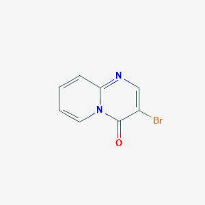 molecular formula C8H5BrN2O B12983687 3-Bromopyrido[1,2-a]pyrimidin-4-one 