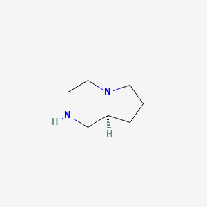 molecular formula C7H14N2 B1298380 (S)-1,4-Diazabicyclo[4.3.0]nonane CAS No. 93643-24-4