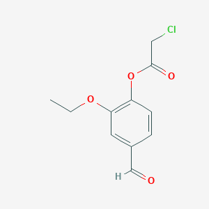 2-Ethoxy-4-formylphenyl 2-chloroacetate