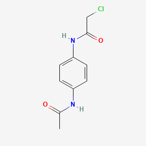 molecular formula C10H11ClN2O2 B1298388 N-[4-(acetylamino)phenyl]-2-chloroacetamide CAS No. 2653-10-3