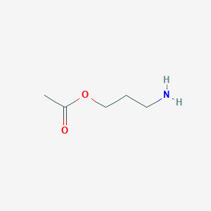 molecular formula C5H11NO2 B12983922 3-Aminopropyl acetate 