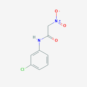 molecular formula C8H7ClN2O3 B12983964 N-(3-Chlorophenyl)-2-nitroacetamide 