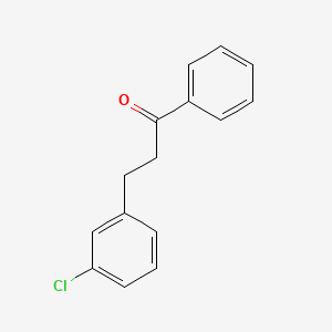 molecular formula C15H13ClO B1298397 3-(3-Chlorophenyl)propiophenone CAS No. 58122-03-5