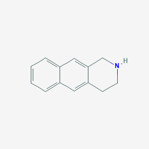molecular formula C13H13N B12983995 1,2,3,4-Tetrahydrobenzo[g]isoquinoline 