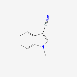 molecular formula C11H10N2 B1298400 1,2-Dimethyl-1H-indole-3-carbonitrile CAS No. 51072-84-5