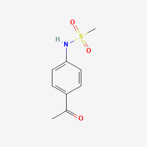 molecular formula C9H11NO3S B1298404 N-(4-乙酰苯基)甲磺酰胺 CAS No. 5317-89-5