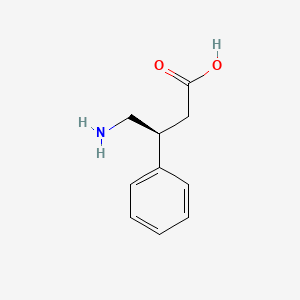molecular formula C10H13NO2 B1298411 (S)-4-Amino-3-phenylbutanoic acid CAS No. 62596-63-8