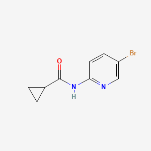 molecular formula C9H9BrN2O B1298416 N-(5-bromopyridin-2-yl)cyclopropanecarboxamide CAS No. 186253-84-9