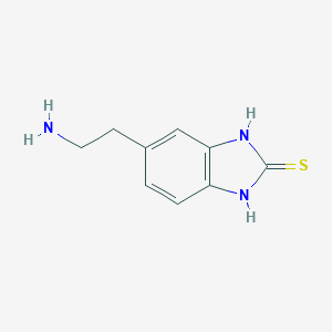 molecular formula C9H11N3S B129842 5-(2-aminoethyl)-1H-benzo[d]imidazole-2(3H)-thione CAS No. 159417-88-6
