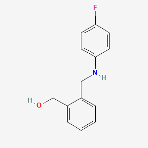 {2-[(4-Fluoro-phenylamino)-methyl]-phenyl}-methanol